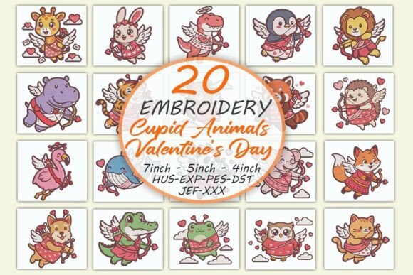 Cute Cupid Animals Valentine's Day Bundle Review