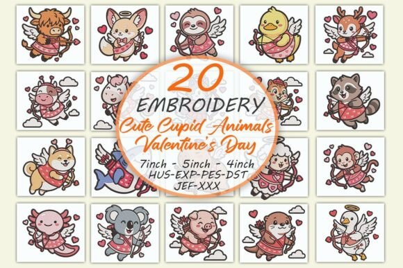 Cute Cupid Animals Valentine’s Day Bundle Review