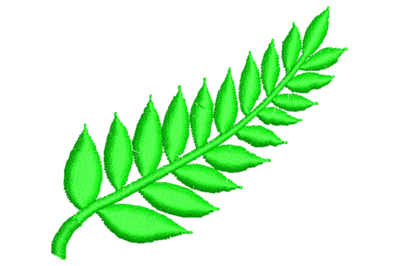 Green Palm Leaf Embroidery Design: A Maker's Review