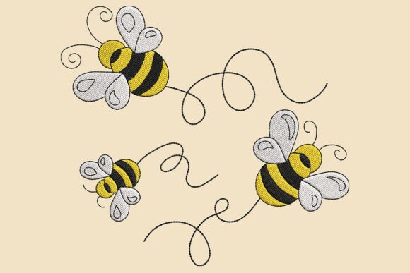 Triple Bee Embroidery Design: A Pro Review