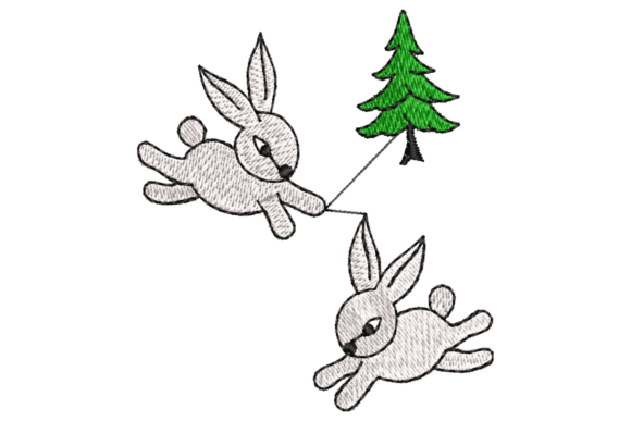 Two Cute Bunnies with Tree: A Craft Fair Review